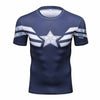 Tight Superman Civil War Tee 3d Printed T-shirt Men  Avengers