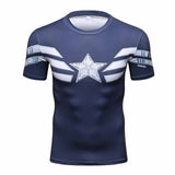 Tight Superman Civil War Tee 3d Printed T-shirt Men  Avengers