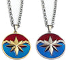 The Avengers Captain Marvel Logo necklace Fashion Metal