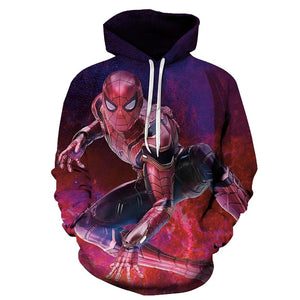 New 2019 Marvel Comics 3D Printed Iron Spiderman Sweatshirt Men/Women