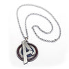 Avengers Captain America Marvel necklace pendant Black Metal