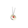 Marvel Avengers 4 Captain America necklace Black Metal