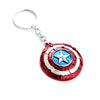 Marvel Avengers 4 Captain America necklace Black Metal