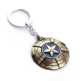 Marvel Avengers 4 Captain America necklace Black Metal