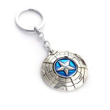 Marvel Avengers 4 Captain America necklace Black Metal