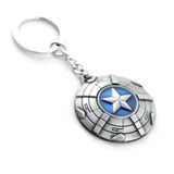Marvel Avengers 4 Captain America necklace Black Metal