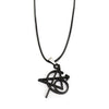 Marvel Avengers 4 Captain America necklace Black Metal