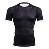 Summer New 3D Printed Spiderman Compression T Shirt Men Casuales