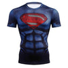 Summer New 3D Printed Spiderman Compression T Shirt Men Casuales