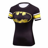 Summer High Quality T-Shirt Compression Women Tshirt