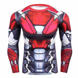 New Spiderman 3D Printed Compression Brand T-Shirt