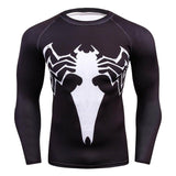 New Spiderman 3D Printed Compression Brand T-Shirt