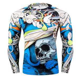 The Skull Brand T Shirt Men 3D Printed Fashion