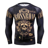 Fashion Captain America 3D T Shirt Men Fitness Compression Shirts