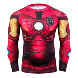 Superman 3D Print T Shirt Men Crossfit Fitness Clothing Compression Funny Men T-Shirt