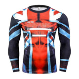 Superman 3D Print T Shirt Men Crossfit Fitness Clothing Compression Funny Men T-Shirt