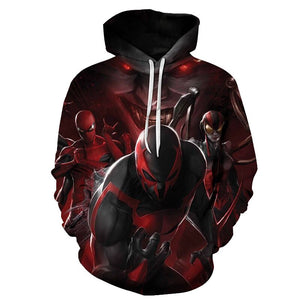 New Anime Spiderman Sweatshirt Fashion Men Women Long Sleeve Streetwear Hoodie