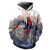 New Hot Marvel Anime Spiderman 3D Hoodies Men