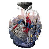 New Hot Marvel Anime Spiderman 3D Hoodies Men