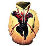 2019 New Marvel Comics 3D Printed Spiderman Hoodie Fashion Streetwear Sweatshirts