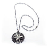 The Avengers Captain Marvel Rotatable necklace
