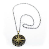 The Avengers Captain Marvel Rotatable necklace